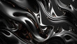Fluid swirly molten metal background by generative AI