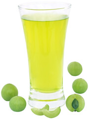 Sticker - Herbal amla juice with fresh fruits