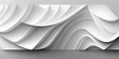 Geometric wallpaper with white waves in a minimalistic style adds to the decor, Generative AI