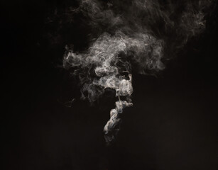 smoke White fog or overlay collection abstract smog on black background