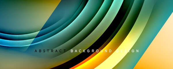 Trendy simple fluid color gradient abstract background with dynamic wave line effect. Vector Illustration For Wallpaper, Banner, Background, Card, Book Illustration, landing page