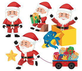 Wall Mural - set of christmas element
