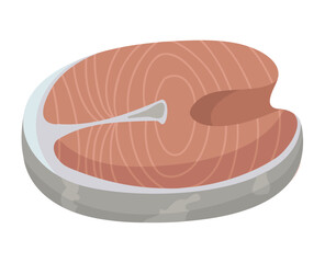 Poster - fish meat icon