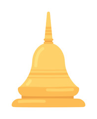 Sticker - india pagoda icon