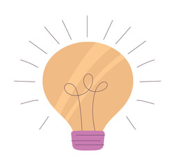 bright light bulb