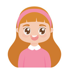 Poster - cute girl cartoon