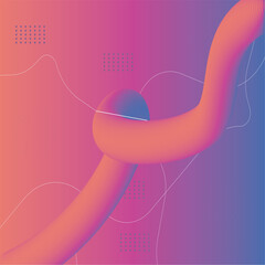 Wall Mural -  Abstract vector design background for your help, social media vector design, school add banner design, post add banner