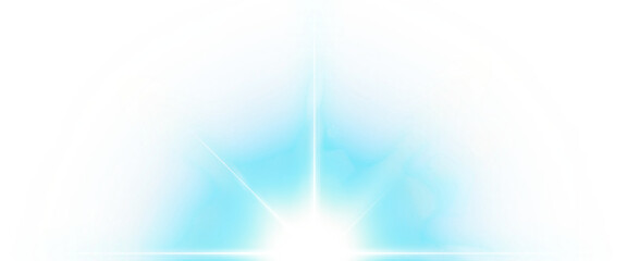 Canvas Print - radiating light effect