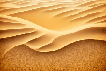  The beautiful golden sands. Generative Ai