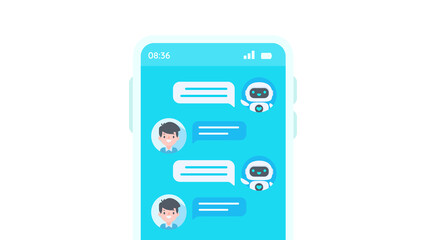 Poster - Auto reply system with intelligent robots provide information and help customers with problems