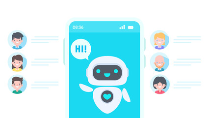 Poster - Auto reply system with intelligent robots provide information and help customers with problems