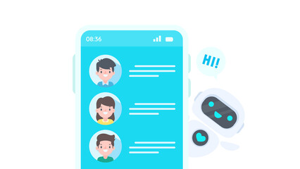 Poster - Auto reply system with intelligent robots provide information and help customers with problems