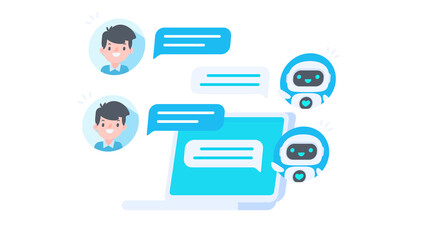 Poster - Auto reply system with intelligent robots provide information and help customers with problems