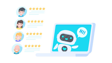 Poster - Auto reply system with intelligent robots provide information and help customers with problems