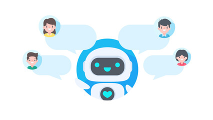 Poster - Auto reply system with intelligent robots provide information and help customers with problems