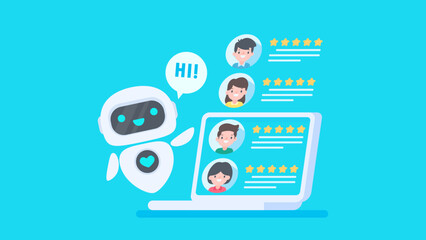 Poster - Auto reply system with intelligent robots provide information and help customers with problems