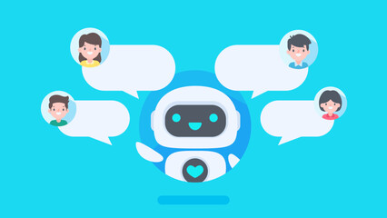 Poster - Auto reply system with intelligent robots provide information and help customers with problems
