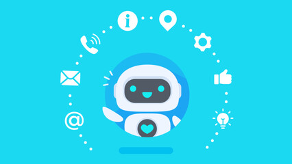 Poster - Auto reply system with intelligent robots provide information and help customers with problems