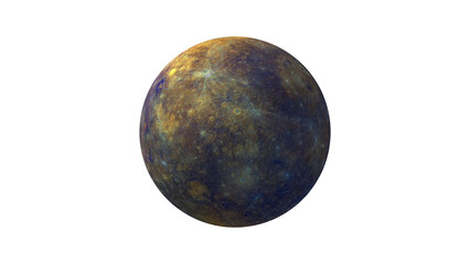 Wall Mural - mercury direct , planet mercury with transparent background