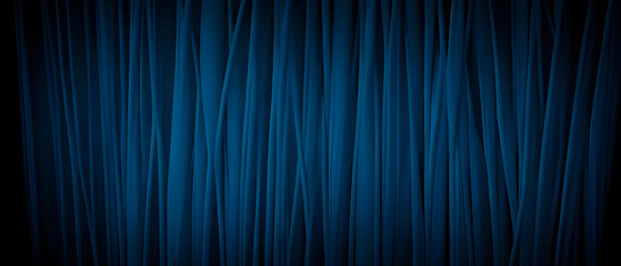Abstract background dark blue with modern corporate concept and square element shapes. ai generated.