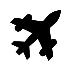 Poster - airplane simple icon trendy style illustration on white background..eps