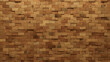 © RocknRoller Studios - Timber, Soft sheen Wall background with tiles. Wood, tile Wallpaper with Rectangular, 3D blocks. 3D Render
