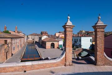 Wall Mural - View of Comacchio, Veneto, Italy