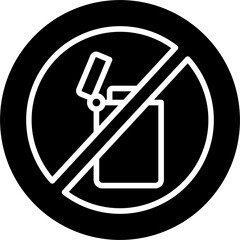 Poster - No Lighter Icon