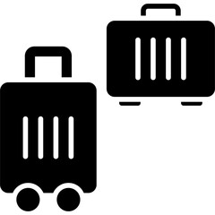 Poster - Suitcases Icon