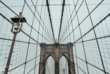 Fototapeta Most - Foto del Puente de Brooklyn sin personas, Nueva York.