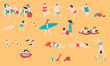 © Natalia Maca - Summer Holiday Activities and Icons by the beach