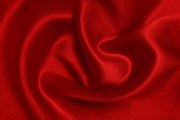 dark red fabric texture background, detail of silk or linen pattern.
