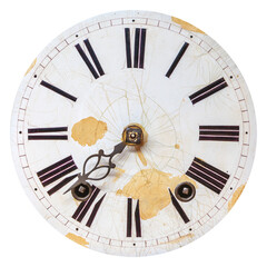 Wall Mural - Ancient weathered clock face