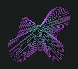 Wall Mural - abstract geometric shapes trending futuristic line design elements, infographic shapes. modern trend