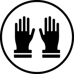 Poster - Vector Design Working Gloves Icon Style