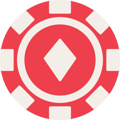 Wall Mural - Poker Chip Icon