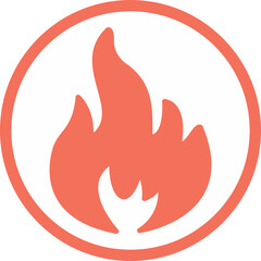 Poster - Flame Icon