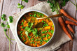 © ADDICTIVE STOCK - Delicious soup with chickpeas and peas