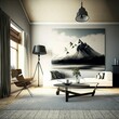 © Крипт Крпитович - modern living room Generative AI
