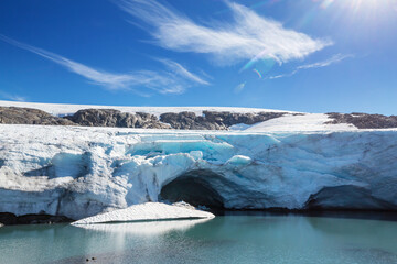 Canvas Print - Ice cave