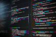 © oleksandr.info - Software development. Lines of colorful code on the computer screen
