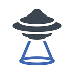 Wall Mural - UFO ufology icon