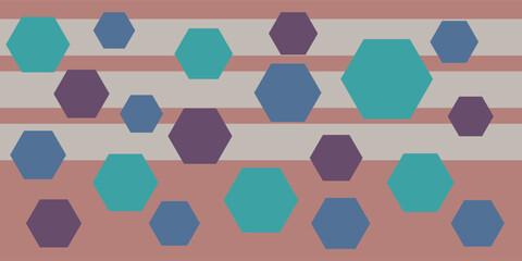 Leinwandbilder - Background with multicolored polygons for a simple presentation. Abstract geometric shapes for background