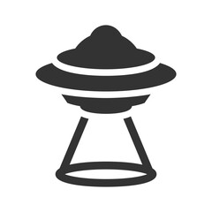 Wall Mural - UFO ufology icon