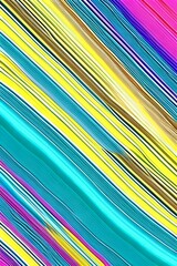 Poster - Abstract background of colored lines. AI generator.