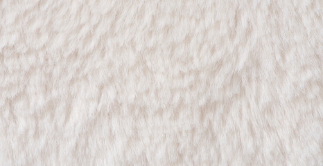 white plush fabric texture background , background pattern of soft warm material	
