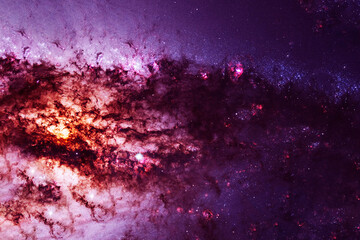 Wall Mural - beautiful galaxy background. elements of this image furnishing nasa.
