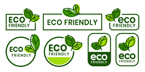set of eco friendly icons. ecologic food stamps. organic natural food labels.