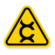 ISO Triangle Warning Sign: Carcinogen Symbol (IS-2123)