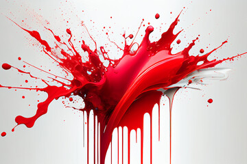 red color watercolor effect background